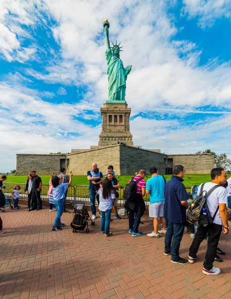 New York États Unis Septembre 2018 Monument National Statue Liberté — Photo