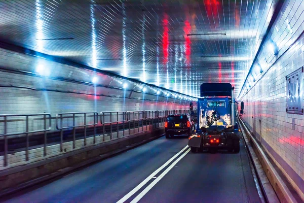 Lincoln Tunnel New York City Lincoln Tunnel Expressway Kopplar New — Stockfoto