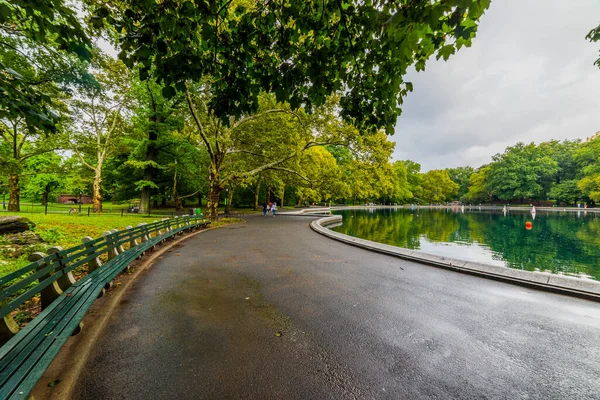 Conservatory Water Central Park Центральний Парк Міський Парк Манхеттені Популярне — стокове фото