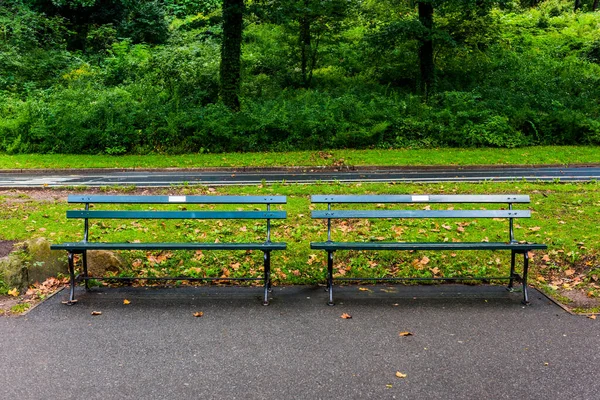 Het Centrumpark Central Park Een Stadspark Manhattan Populaire Bestemming Voor — Stockfoto