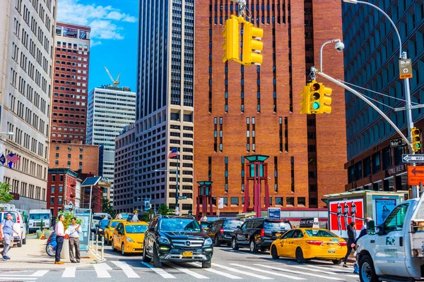 New York Usa September 2018 Menigte Mensen Manhattan New York — Stockfoto