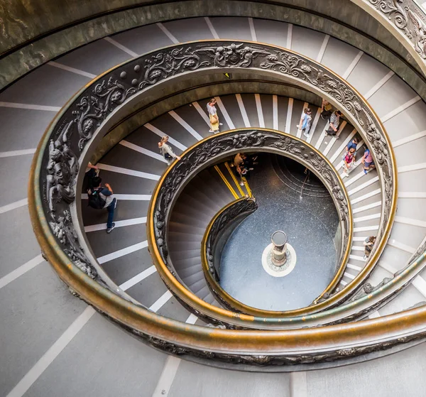 Vatican City Italy Ιουλίου 2019 Σκάλα Μπραμάντε Στο Μουσείο Του — Φωτογραφία Αρχείου