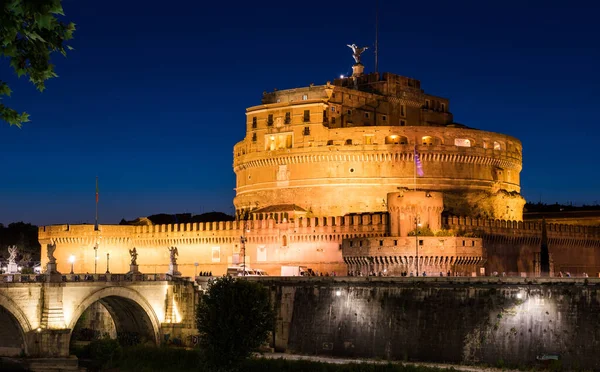 Ρωμη Ιταλια Ιουνιου 2019 Κάστρο Του Αγίου Αγγέλου Μαυσωλείο Του — Φωτογραφία Αρχείου