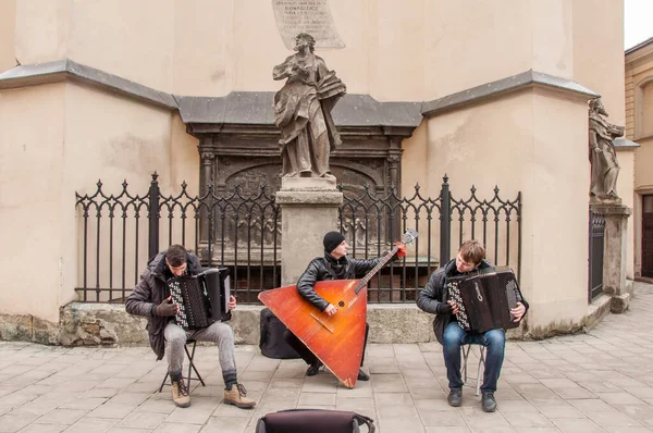Lviv Ukraine February 2016 Львівський Міський Центр Історичний Старий Міський — стокове фото