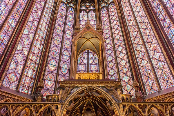 Cattedrale Notre Dame Vista Interna Parigi Francia — Foto Stock