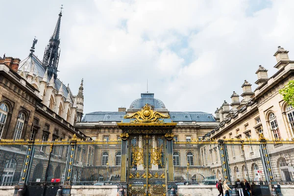 París Francia Mayo 2017 Palacio Justicia Está Situado Centro París — Foto de Stock