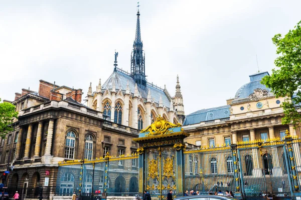 París Francia Mayo 2017 Palacio Justicia Está Situado Centro París — Foto de Stock