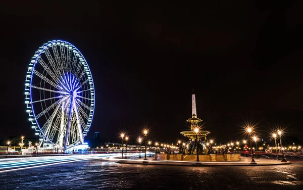 Concorde Square Place Concorde Parijs Frankrijk Concorde Plein Aan Oostelijke — Stockfoto