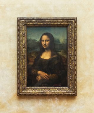 PARIS, FRANCE - MAY 8, 2017: Mona Lisa at the Louvre Museum. Paris, France. clipart