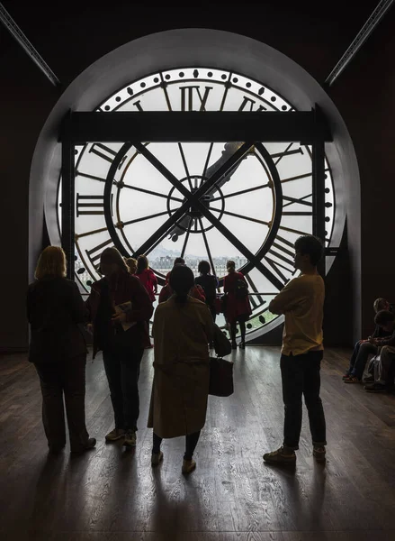 Paris França Maio 2017 Relógio Famoso Museu Orsay Paris França — Fotografia de Stock
