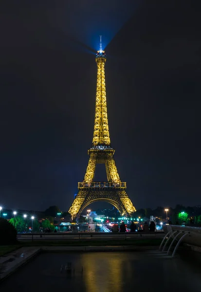 Paris France May 2017 Eiffel Tower Night Paris France — Stock Photo, Image