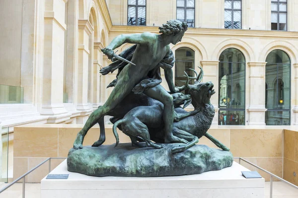 Paris France May 2017 Louvre Museum Interior View Paris France — Stock Photo, Image