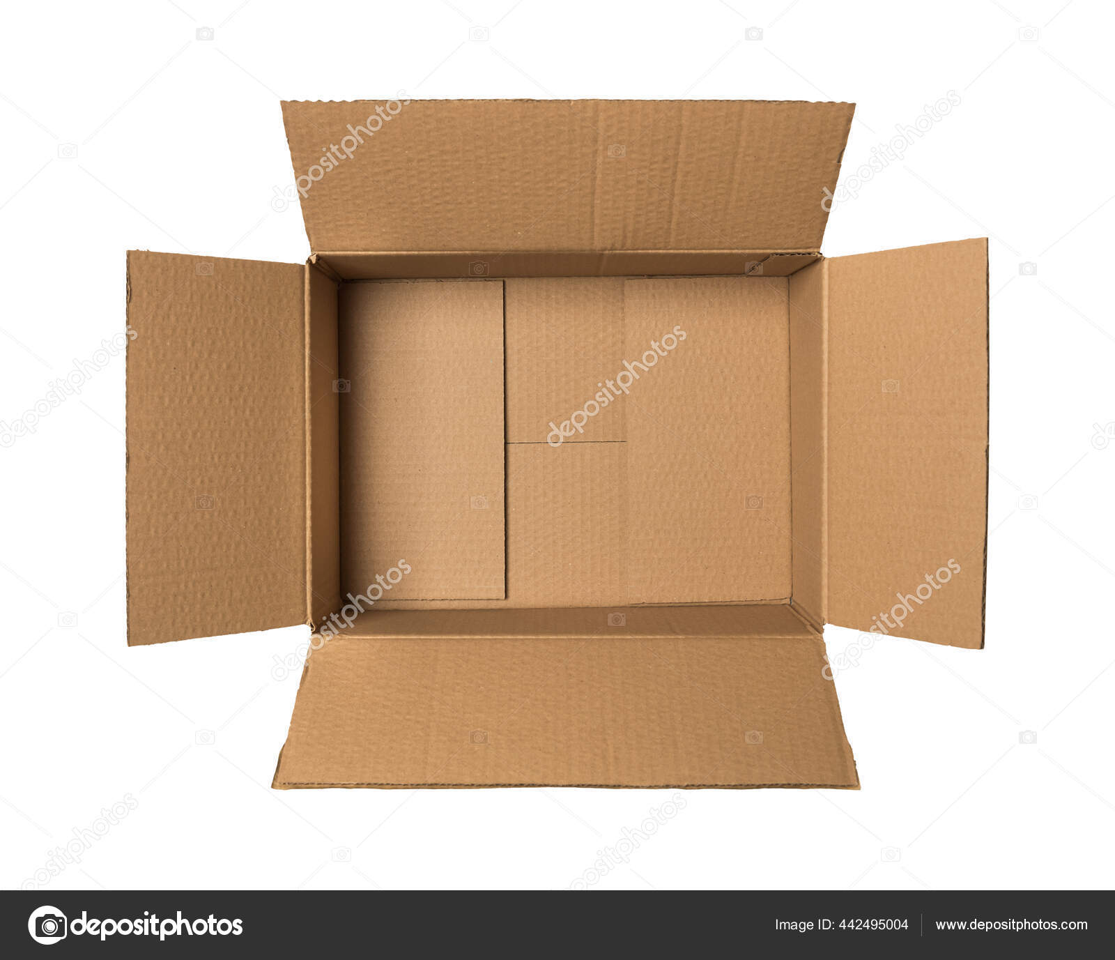 Kraft Cardboard Open Box Isolated White Background Box Mockup Design Stock  Photo by ©resulmuslu 442495004