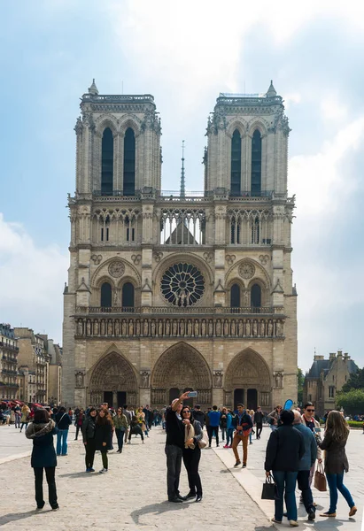 Paris France Μαΐου 2017 Καθεδρικός Ναός Notre Dame Στο Παρίσι — Φωτογραφία Αρχείου