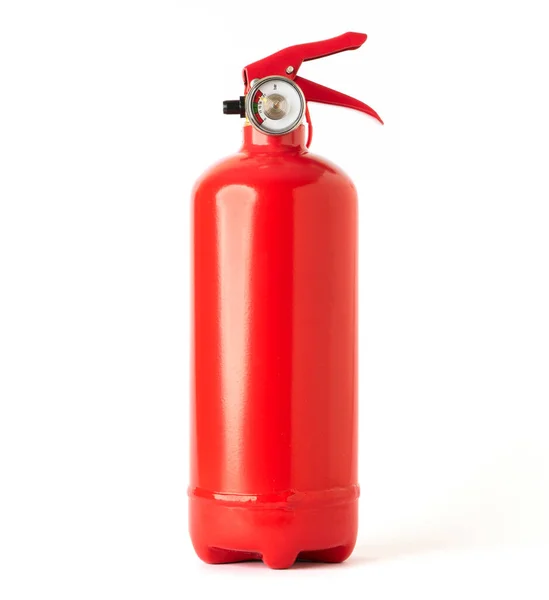 Extintor Aislado Sobre Fondo Blanco Pequeño Extintor Para Seguridad Del — Foto de Stock