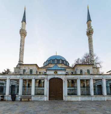 İSTANBUL, TURKEY - 21 Ocak 2021: Beylerbeyi Camii (Hamid-i Evvel Camii) Beylerbeyi, İstanbul.