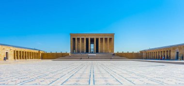 ANKARA, TURKEY - 3 Eylül 2020 ANITKABIR. Anitkabir, Mustafa Kemal Atatürk 'ün mozolesidir. Ankara, Türkiye.
