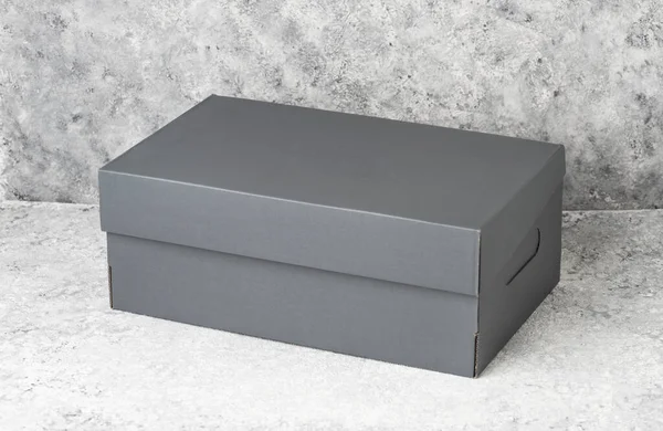 Shoebox Gray Color Shoebox Gray Background — ストック写真