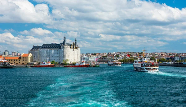 Istanbul Turquia Setembro 2021 Haydarpasa Railway Terminal Building Parte Asiática — Fotografia de Stock