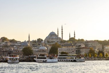 İstanbul, Türkiye - 5 Ekim 2025: İstanbul, Türkiye. Güzel İstanbul boğaz manzarası.