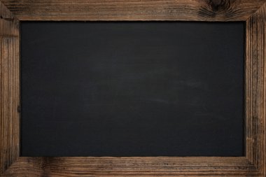 Blackboard Masası ahşap çerçeve ile boş