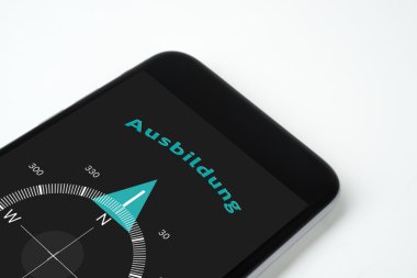 metin ve ok eğitim ile kullanışlı pusula