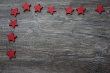 yıldız ahşap arka plan