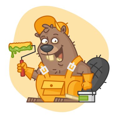 Kunduz merdane ve kova ile boya tutar