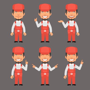 Tamirci gösterir ve gösterir