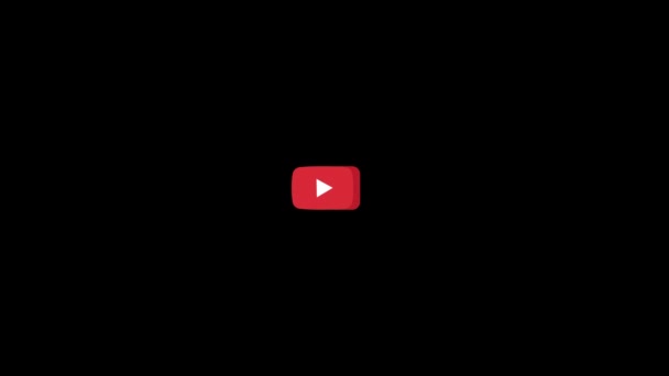 Bouton Abonnement Option Canal Alpha Animation Boucle Objet — Video