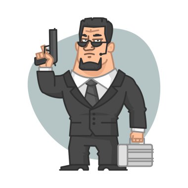 Nöbet tutarak silah ve bavul