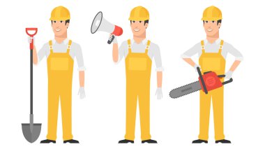 Kürek megafon chainsaw tutan Oluşturucu