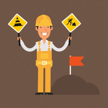 Ban elinde ve gülümseyen Oluşturucu