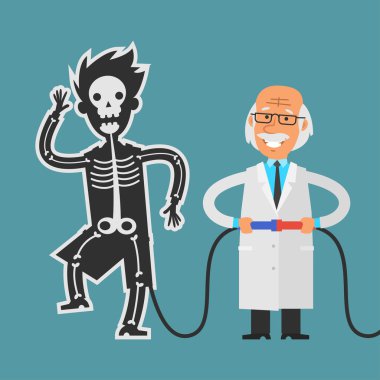 Eski bilim adamı asistanı ile deneyler