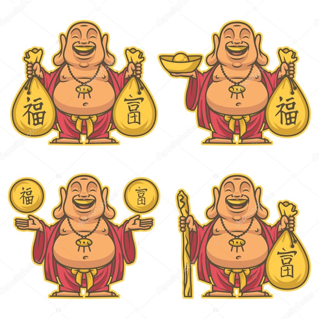 Buddha gives wealth and happiness