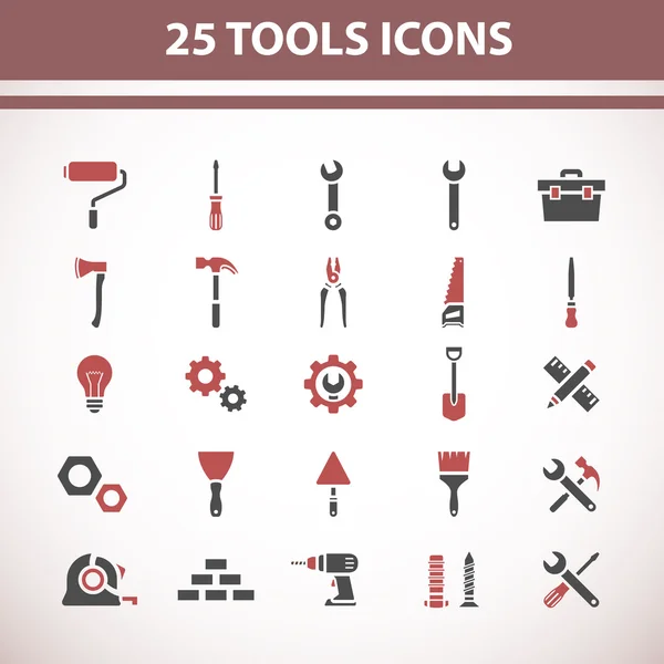 Ícones de ferramentas —  Vetores de Stock