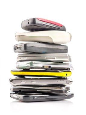 eski cep telefonları kazık