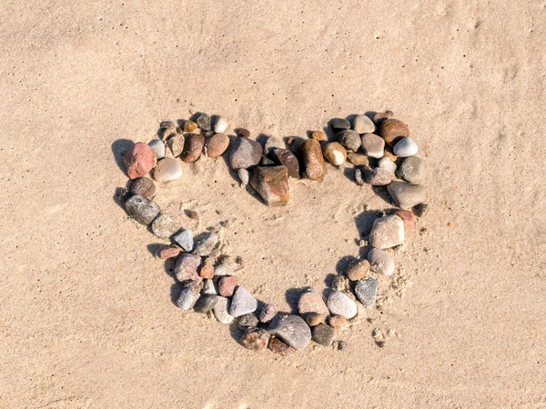 Corazón de piedras — Foto de Stock