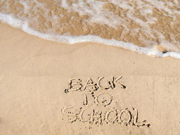 Zurück zur Schule - der Sommer ist vorbei — Stockfoto