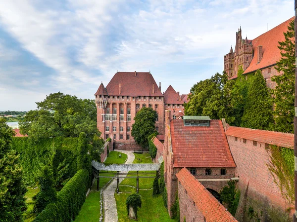 Křižácký hrad Malbork — Stock fotografie