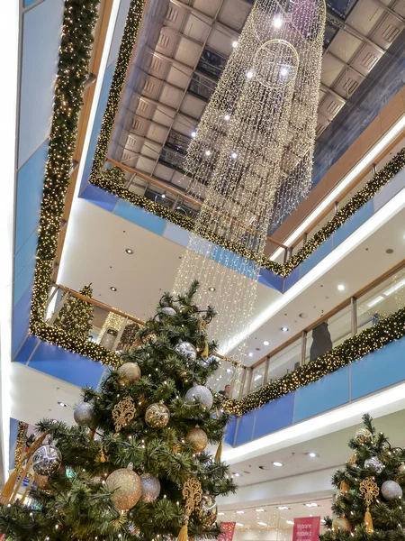 Christmas shopping mall — Zdjęcie stockowe
