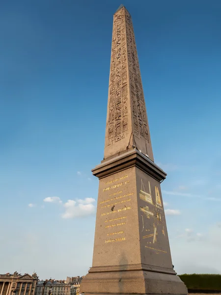 Obelisco di Luxor in Place de la Concorde — Foto Stock