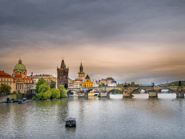 Ponte Carlo a Praga — Foto Stock