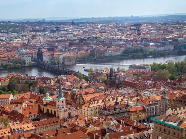 Πανόραμα της παλιάς πόλης Πράγας — Φωτογραφία Αρχείου