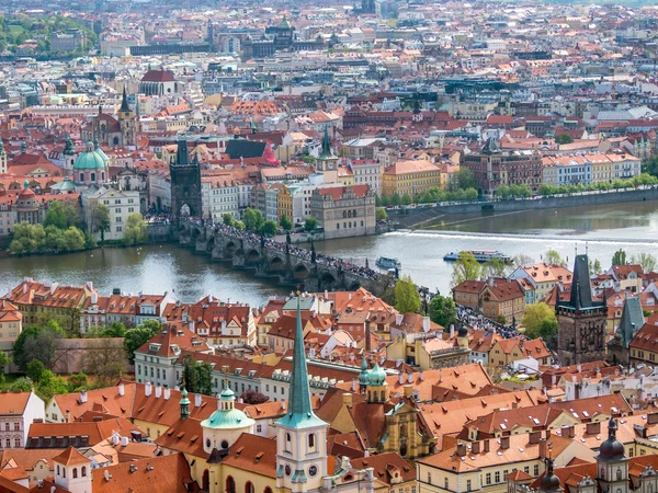 Panorama de la vieille ville Prague — Photo
