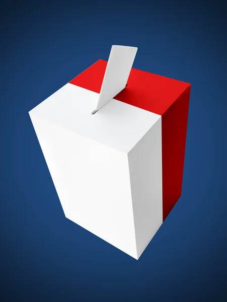 Polish ballot box Stock Image