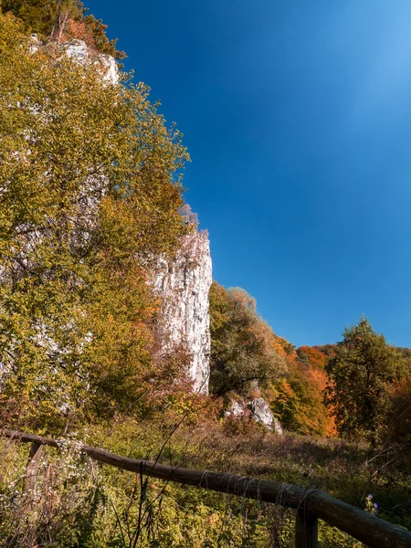 Parque Nacional de Ojcow no outono, Polônia — Fotografia de Stock