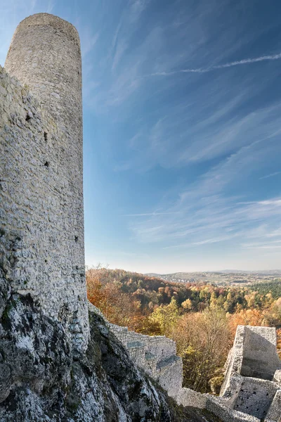 Smolen 的中世纪城堡的废墟 — 图库照片
