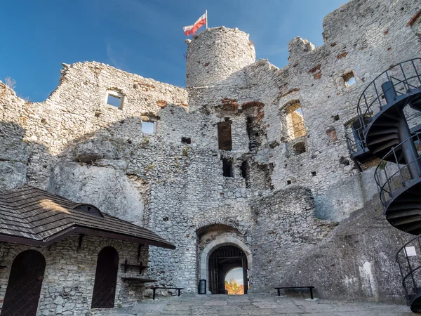 Ruins of medieval castle Ogrodzieniec — Stock Photo, Image