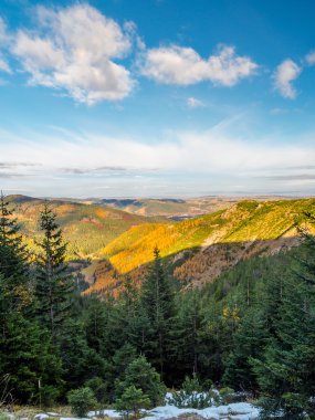 Vadilerin ve tepelerin Tatra Dağları'nda